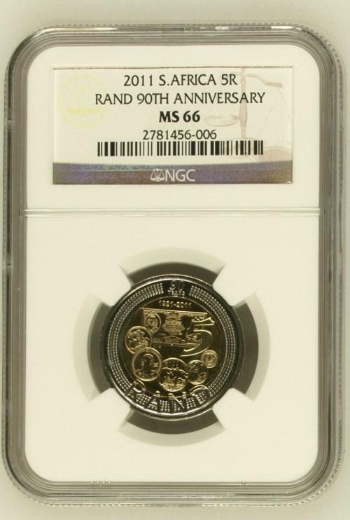 Five Rand - *BEST PRICE ON BIDORBUY* 2011 SARB 90th Anniversary R5 ...