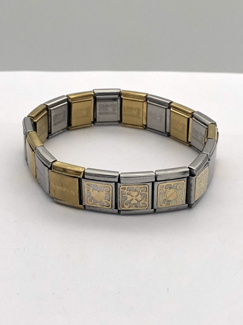 Bangles & Bracelets - *18CT GOLD CHARMS & NOMINATION BRACELET ...