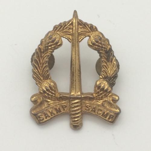 South African Army - South African `Corps of Military Police` Cap Badge ...