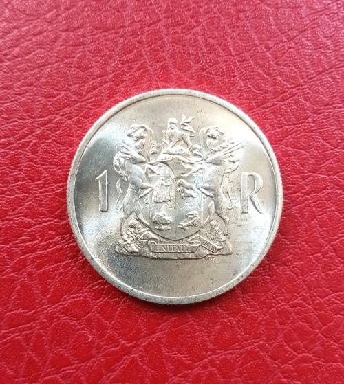 One Rand - 1969 80% SILVER R1 SOUTH AFRICAN COIN (UNC) was sold for ...