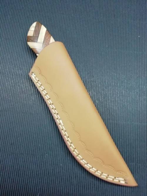 Hunting Knives HANDMADE DAMASCUS STEEL HUNTING KNIFE !!! was sold for