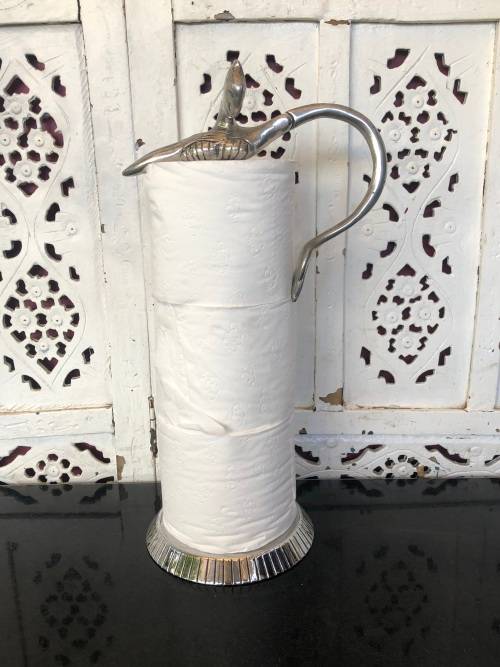 Cutlery WOW !!! VINTAGE CARROL BOYES WOMAN KITCHEN PAPER TOWEL HOLDER