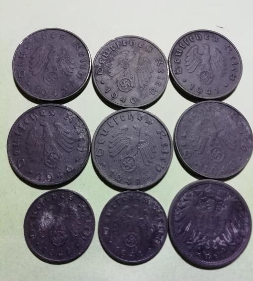 Europe - COLLECTION OF DEUTSCHES REICH COINS. was sold for R69.00 on 13 ...