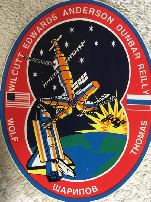 Flight Sticker STS 89 Patch Sticker NASA Kennedy