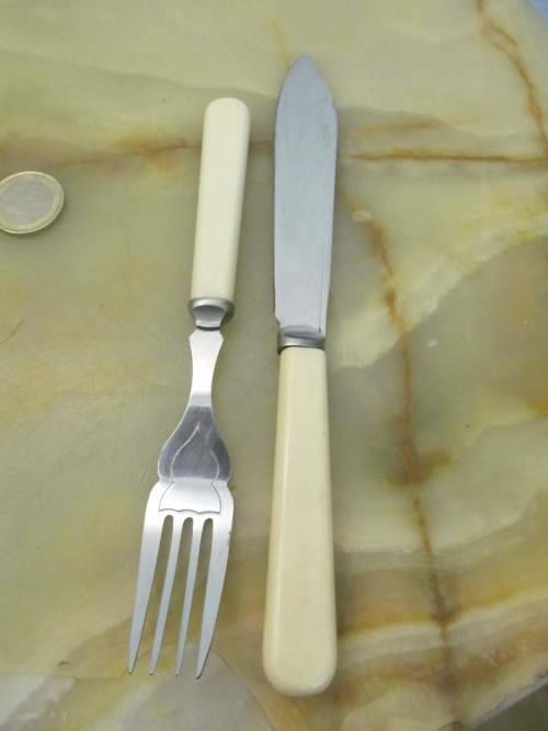 Cutlery FIRTH !! Vintage Lot/Set of Firth Staybrite Stainless Fish