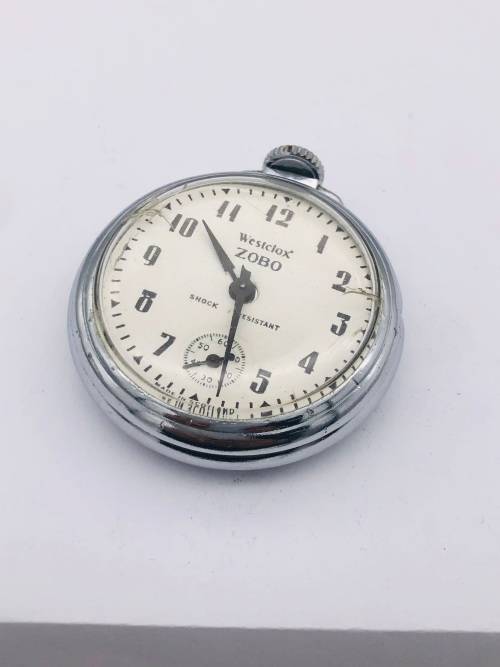 Pocket Watches *WESTCLOX ZOBO POCKETWATCH* SCOTTISH MADE! was sold for R301.00 on 26 Jul at 22