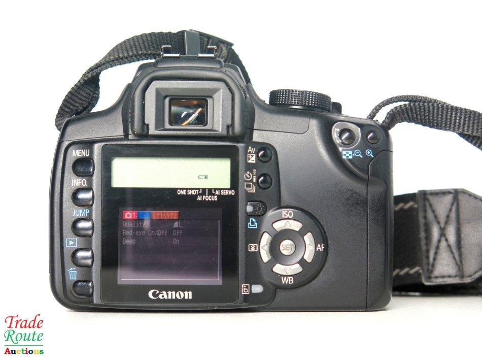 Digital SLR Canon EOS 350D Digital SLR camera (BLACK) WITH 1855 mm EFS LENS was sold for R1