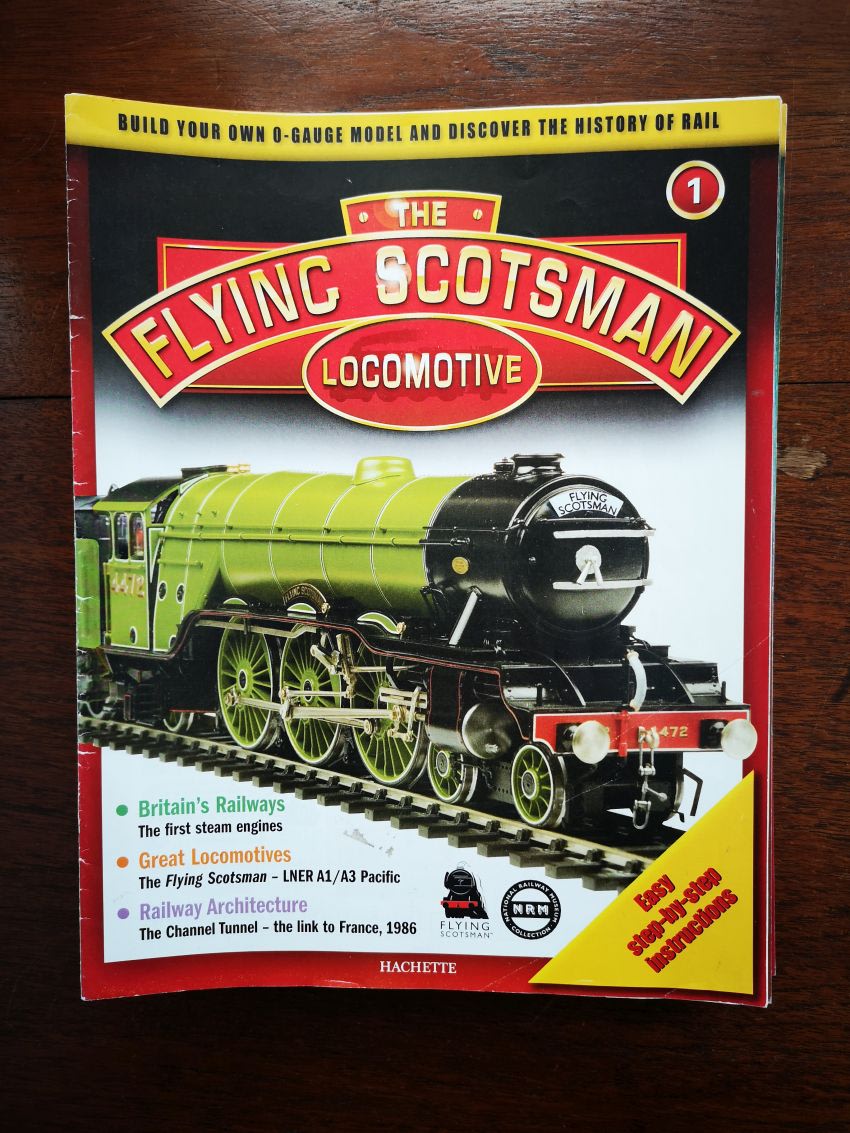 O GAUGE HACHETTE BUILD YOUR OWN THE FLYING SCOTSMAN MODEL TRAIN ISSUE 18 PART