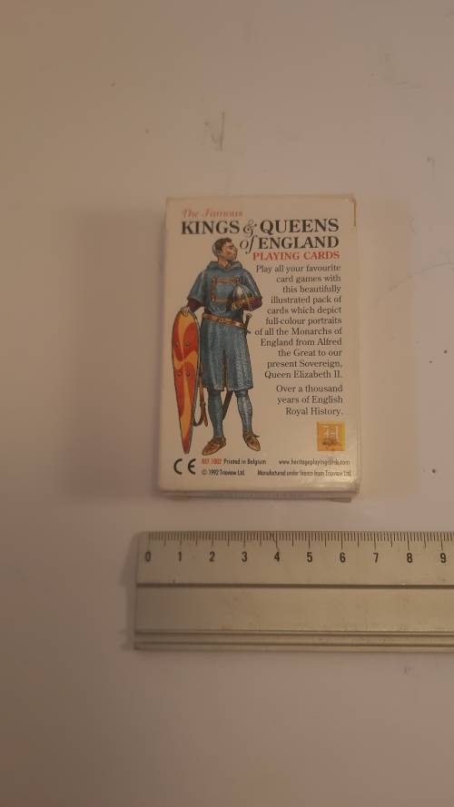 Other Indoor Games Playing Cards Kings and Queens of England Heritage