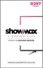 Showmax Standard Prepaid 3 Month R99 Off
