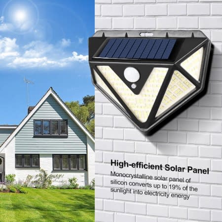 Outdoor Solar Motion Sensor Light Wall, High Power Led Outdoor Solar Motion Sensor Light