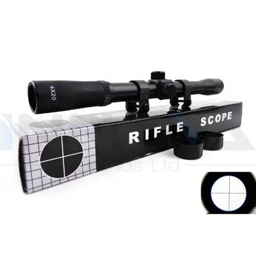 Scopes Caliber Rifles and Air Gun 4 X 20mm Rifle Scope was sold for