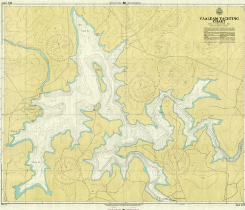 Maps - Vaal Dam Yachting Chart 1974 SAN 2051 Poster Map Digital ...