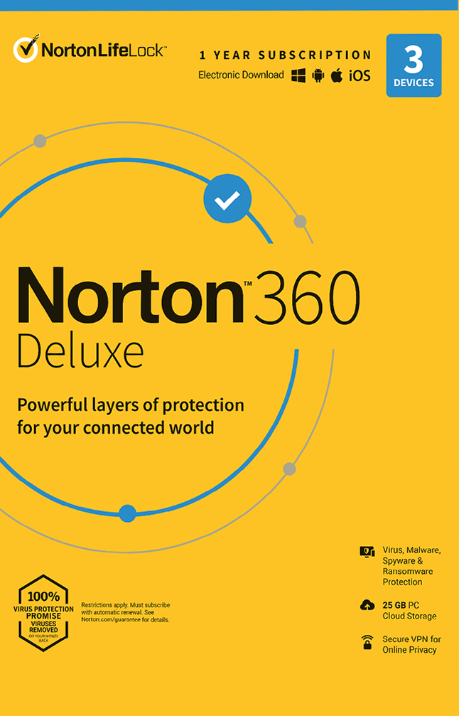 Norton 360 Delux 25GB 1U 1+2Dev 1Y Promo