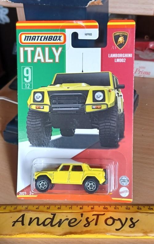 Models - 2021 Matchbox ~ Italy ~ 9/12 Lamborghini LM002 ~ Mint on Long card  was listed for  on 25 Feb at 19:16 by andretoys in East London  (ID:580530572)