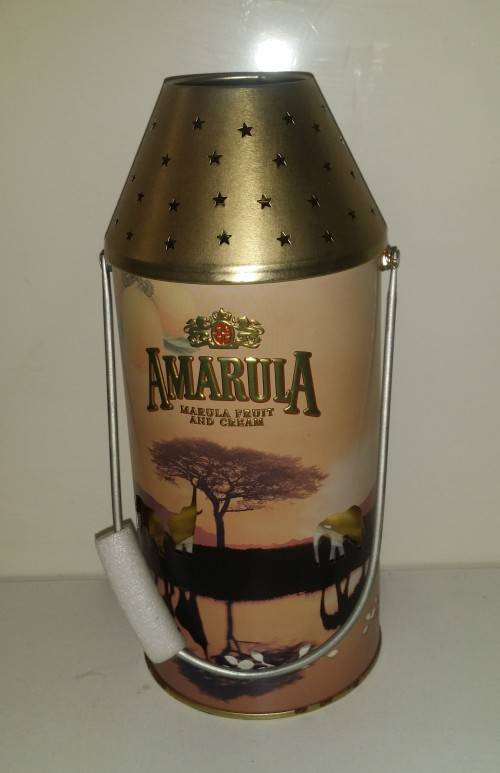 Tin AMARULA TIN BOTTLE / CANDLE HOLDER for sale in Gauteng (ID588261891)