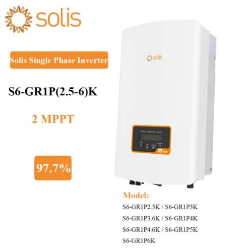 Inverters - Solis 4.6kW S6 Dual MPPT - Single Phase Grid Tie Inverter ...