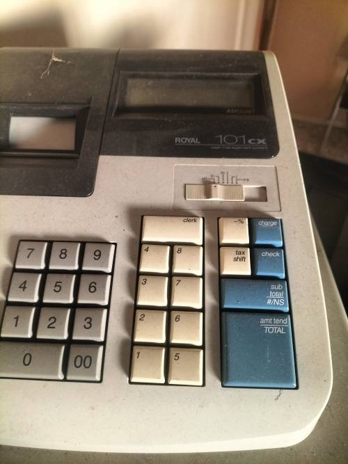 Point of Sale Equipment Royal 101CX Cash Register was sold for R890