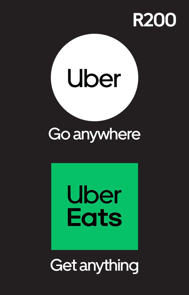 UBER RIDER AND EATS R200