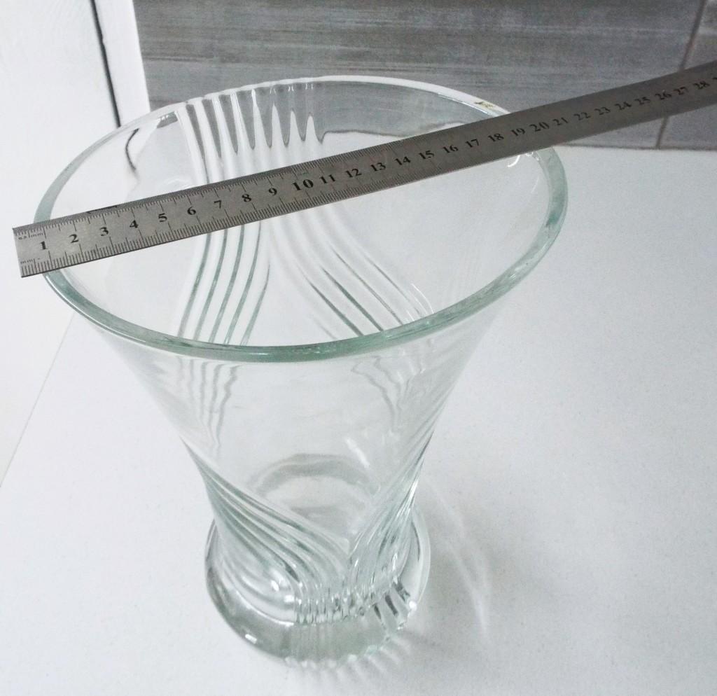 Vases - Vintage Glass Centrepiece massive 30cm x 20 cm 2,7 kg ` Vase ...