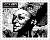 Brenda Fassie on stamp
