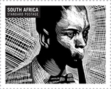 South African musicians on stamps