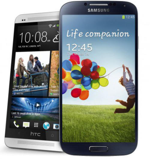 Samsung Galaxy S4 vs HTC One